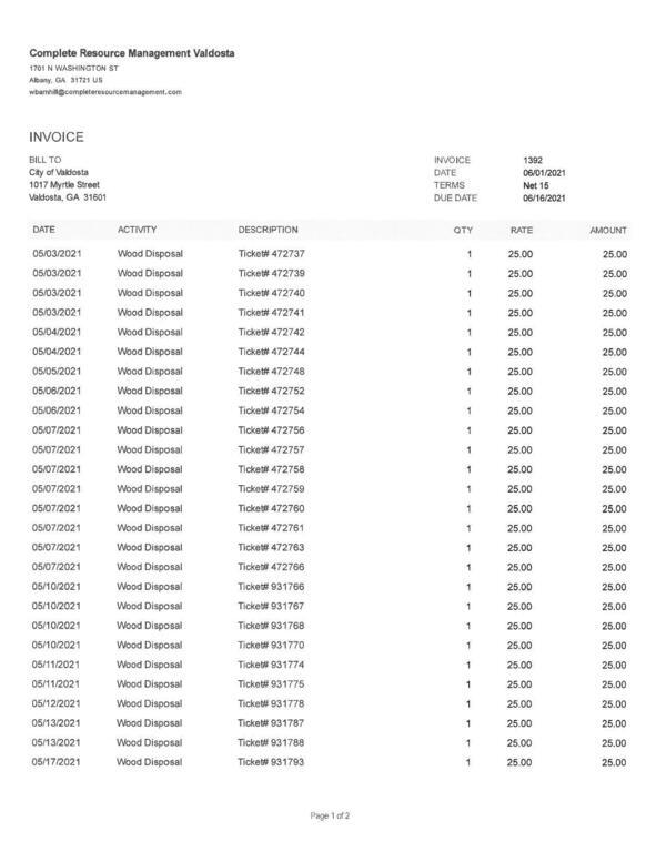 Invoice 2021-06-16