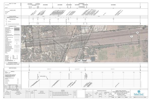 1657-CCL-DG-70197-016, STA. 795+00 TO STA. 848+00, CR-495 (N. CITRUS AVENUE), 6836 N Citrus Ave, Crystal River, FL 34428, PROPOSED 24-inch CITRUS CO. PIPELINE, CITRUS COUNTY, FLORIDA, 28.96384, -82.57023