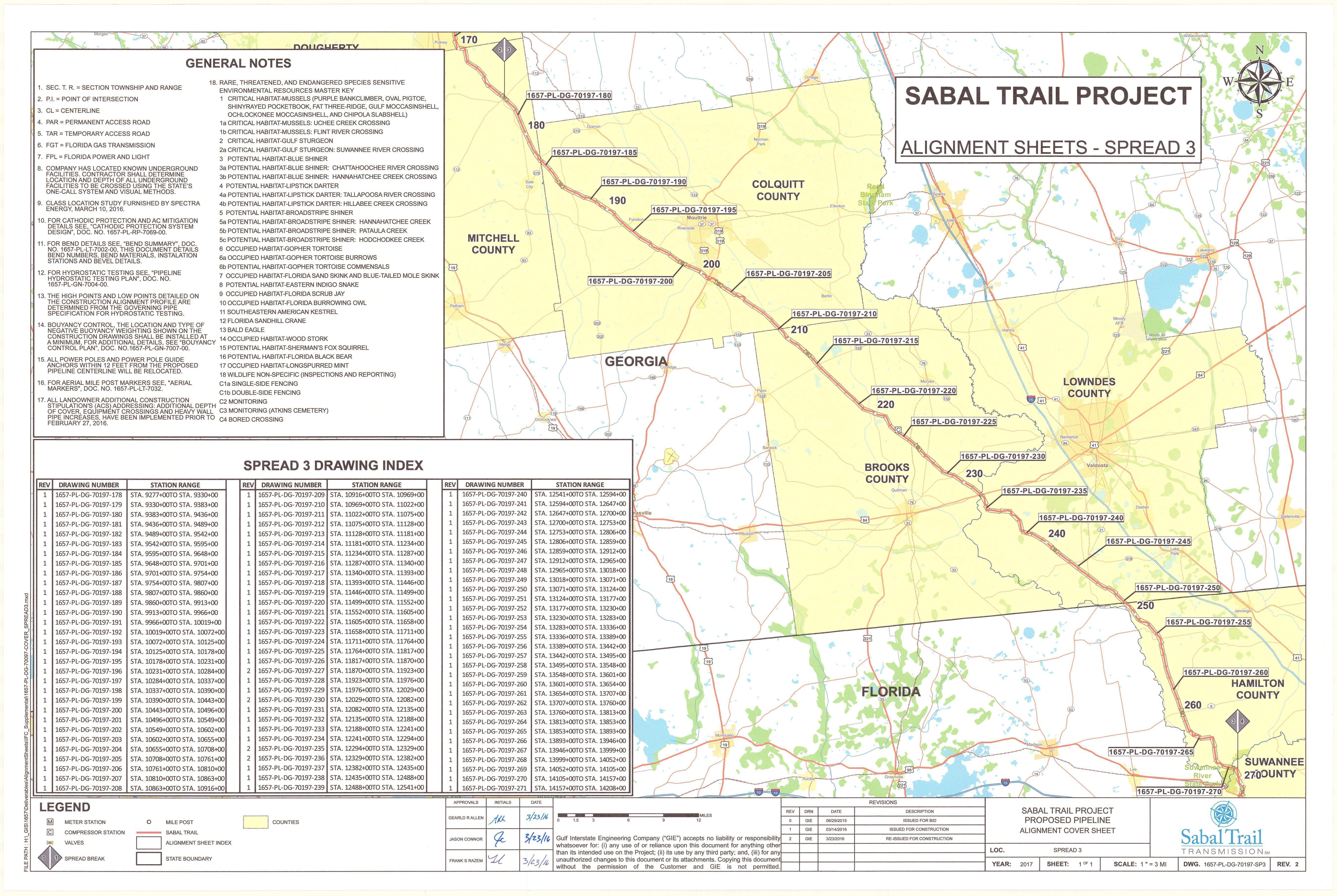 Spread 3: Mitchell to Lowndes Co., GA, 31.373898, -84.038322