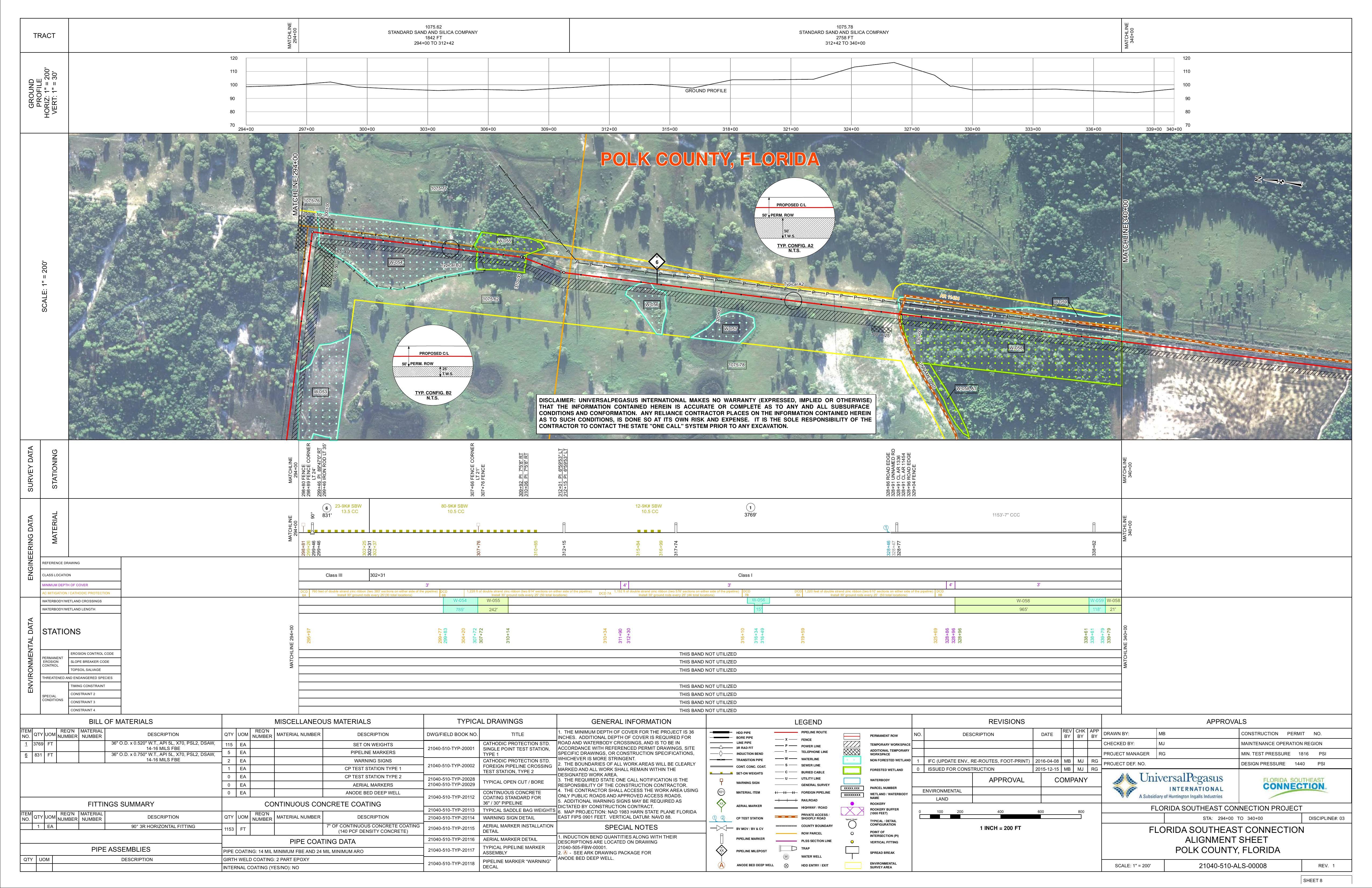 21040-510-ALS-00008 STA: 294+00 TO 340+00, POLK COUNTY, FLORIDA