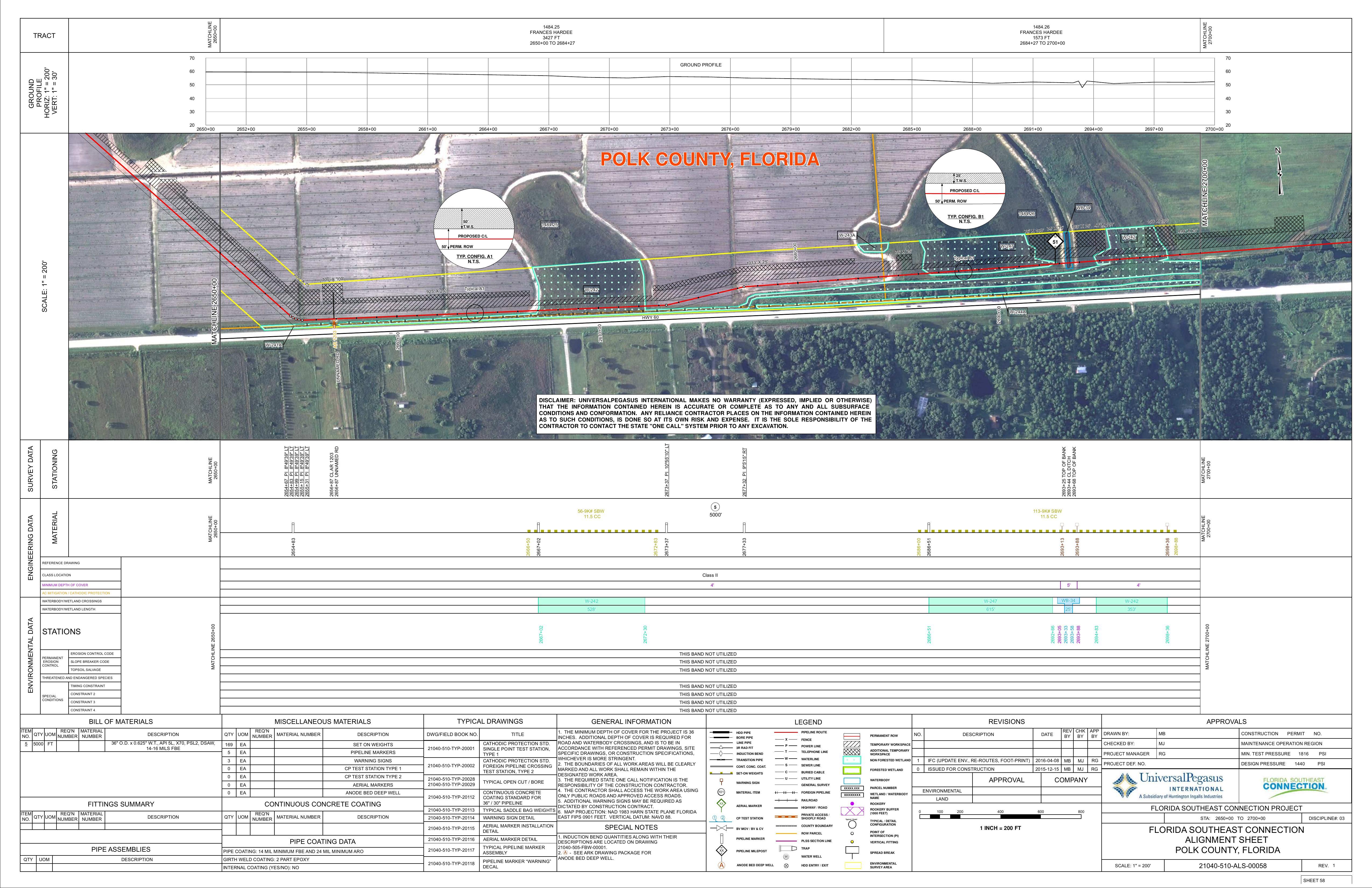 21040-510-ALS-00058 STA: 2650+00 TO 2700+00, POLK COUNTY, FLORIDA