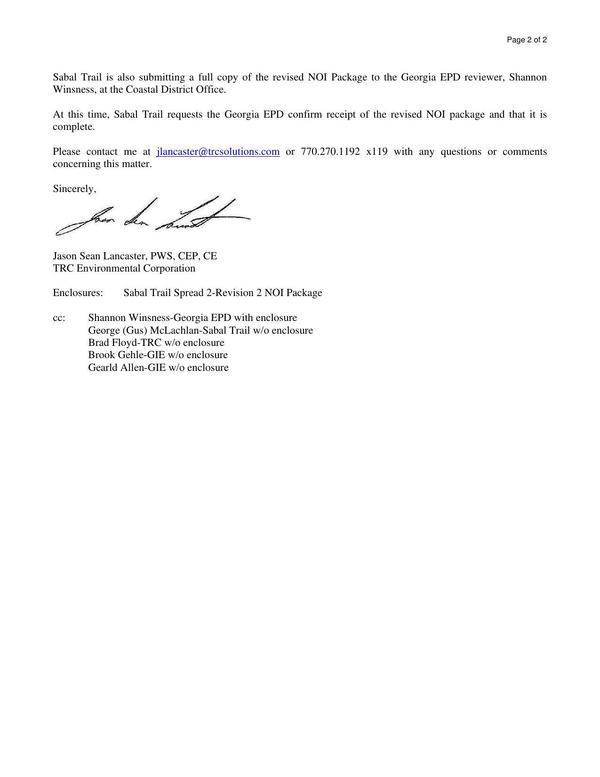 STT GA-DNR 2016-08-05 NPDES Discharge Storm Water Permit (2 of 2)