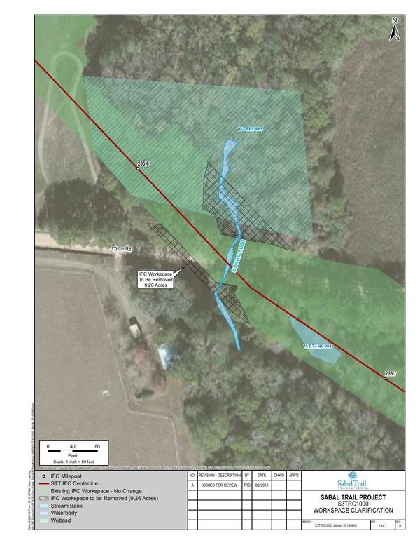 S3TRC1000, Existing IFC Workspace - No Change, IFC Workspace to be Removed (0.26 Acres), WORKSPACE CLARIFICATION, Colquitt County, GA