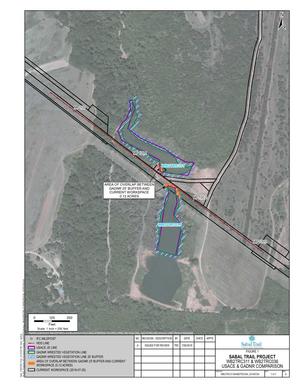 [WB2TRC311 & WB2TRC036, WORKSPACE (0.12 ACRES), CURRENT WORKSPACE (2016-07-25), USACE & GADNR COMPARISON, Terrell County, GA]