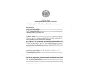 [Appointee information sheet for Brad Folsom]