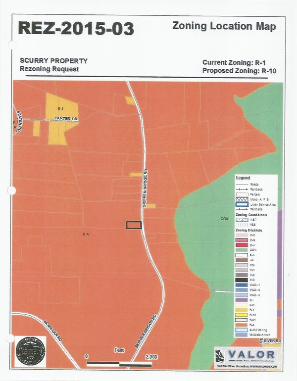 Zoning Location Map