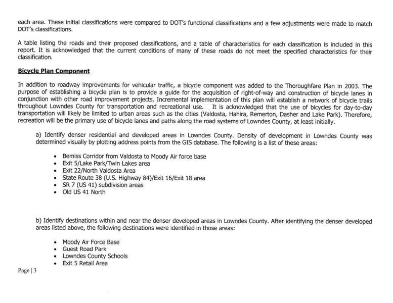 Bicycle Plan Component