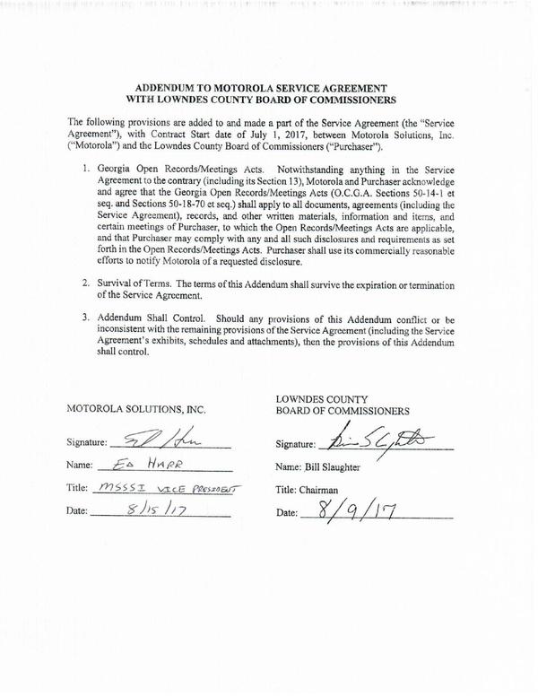 Georgia Open Records/Meetings Acts shall apply to all documents, agreements, etc.