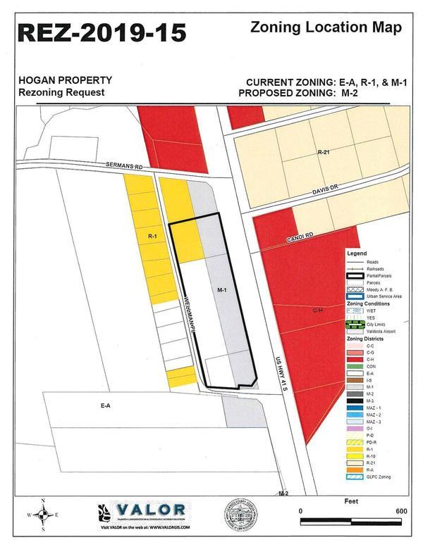 Zoning Location Map