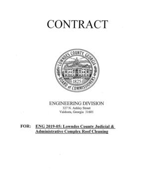 [CONTRACT FOR: ENG 2019-05]