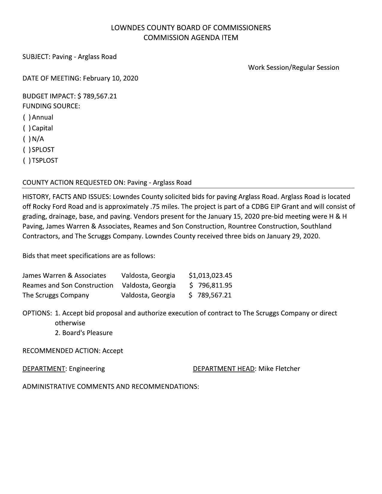 BUDGET IMPACT: $ 789,567.21