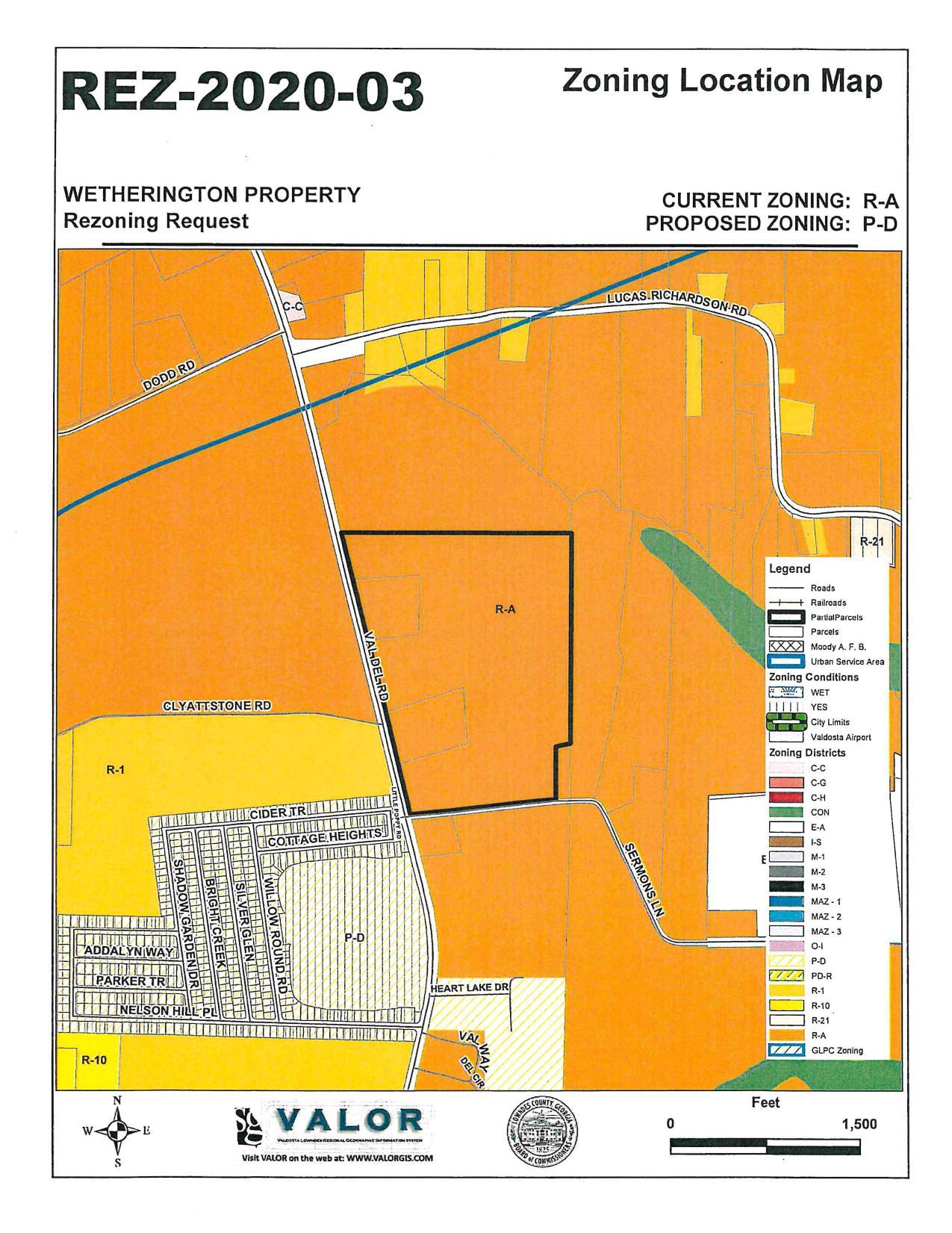 Zoning Location Map