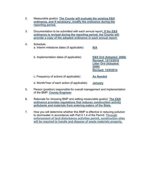 How you will determine whether this BMP is effective in reducing pollution to stormwater in accordance with Part 5.1.4 of the Permit: