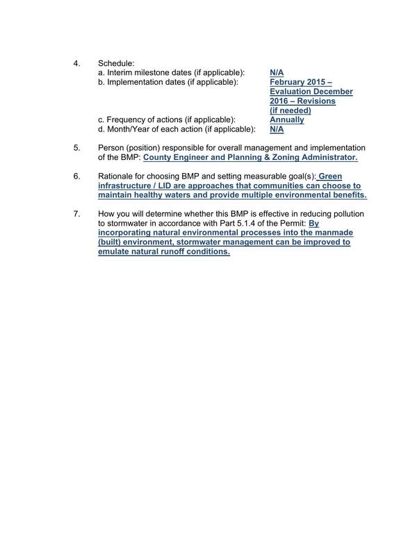 How you will determine whether this BMP is effective in reducing pollution to stormwater in accordance with Part 5.1.4 of the Permit: