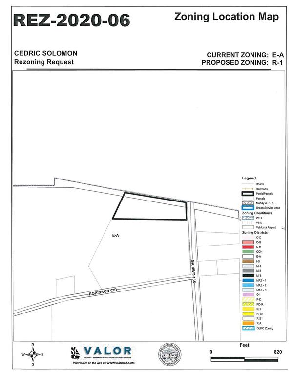 Zoning Location Map