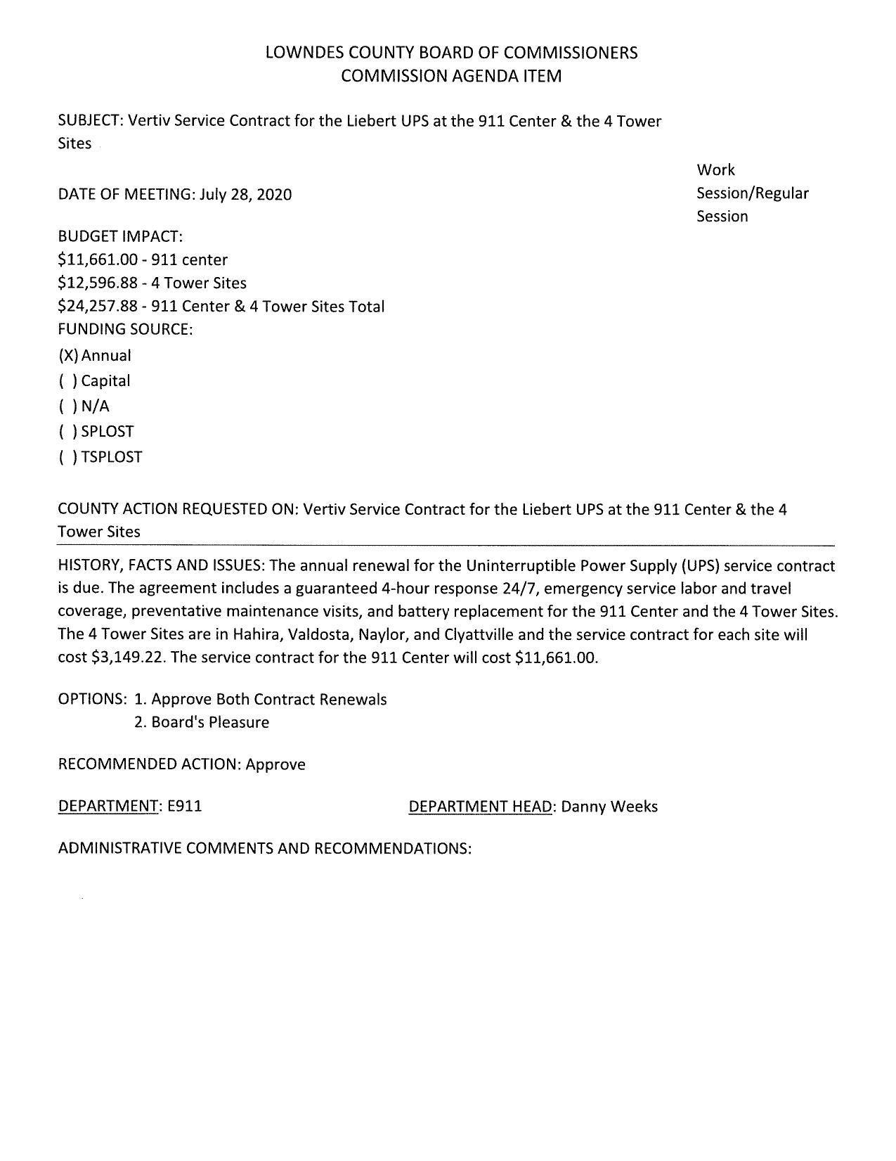 BUDGET IMPACT: $24,257.88