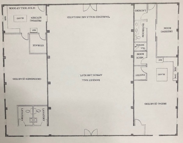 Proposed interior sketch (rotated)