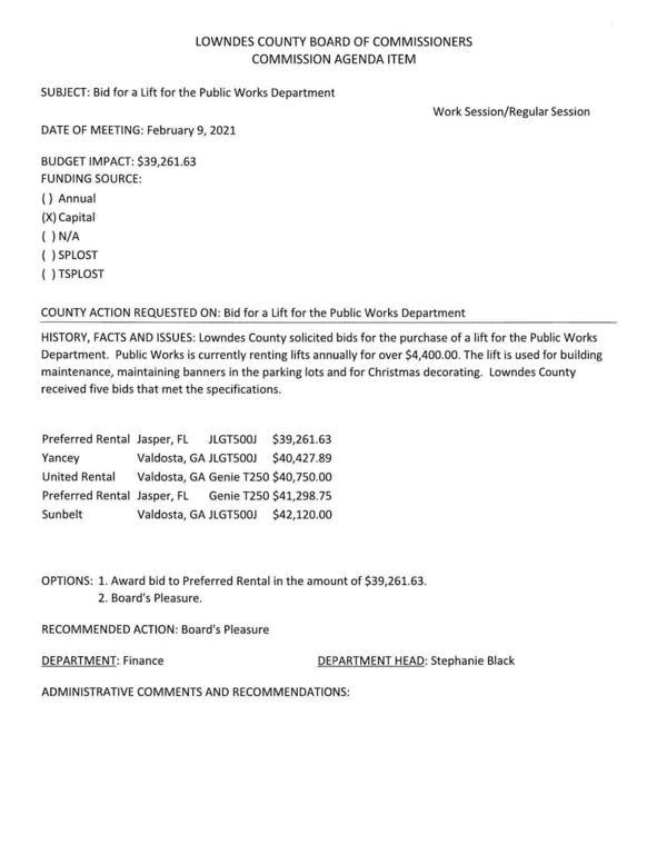 [BUDGET IMPACT: $39,261.63]