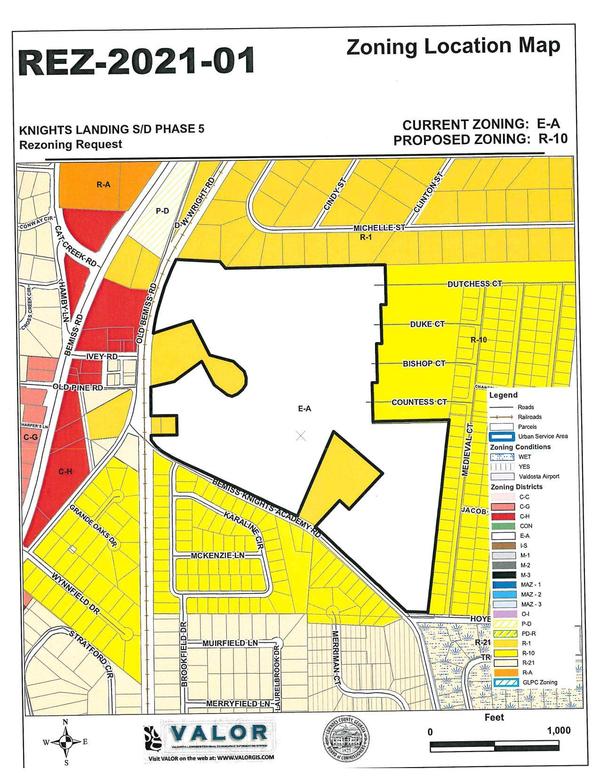 Zoning Location Map