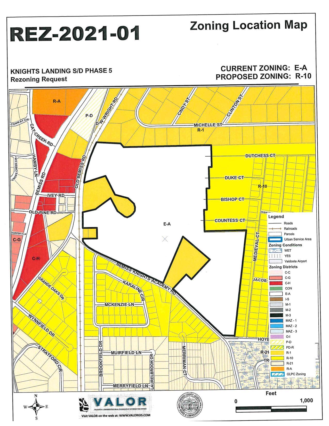 Zoning Location Map