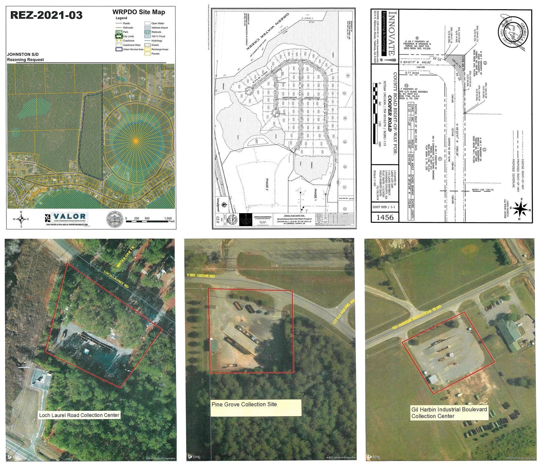 Subdivisions, Taking, Trash collection sites