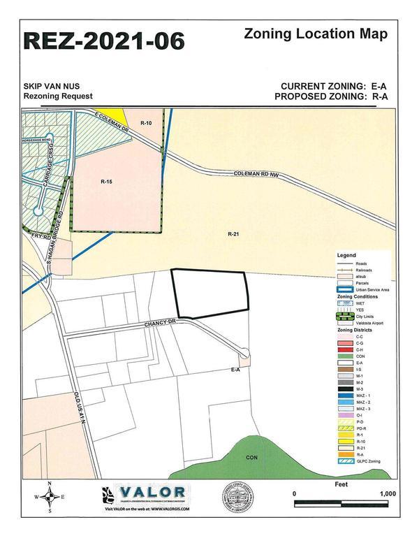 Zoning Location Map