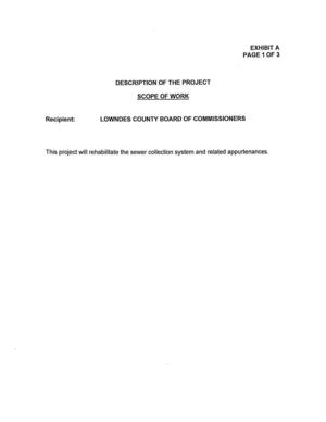 [Scope of Work: This project will rehabilitate the sewer collection system and related appurtenances.]