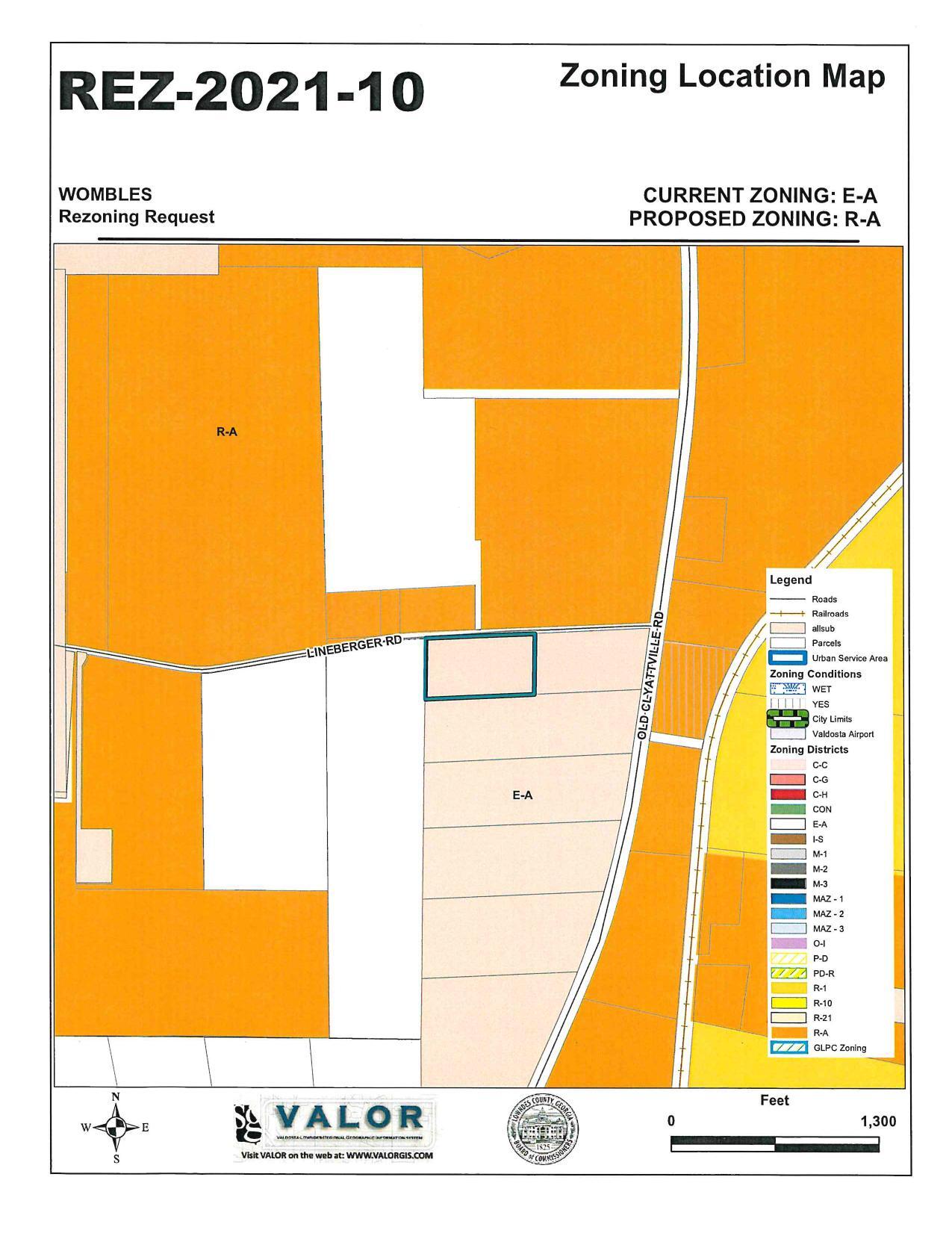 Zoning Location Map