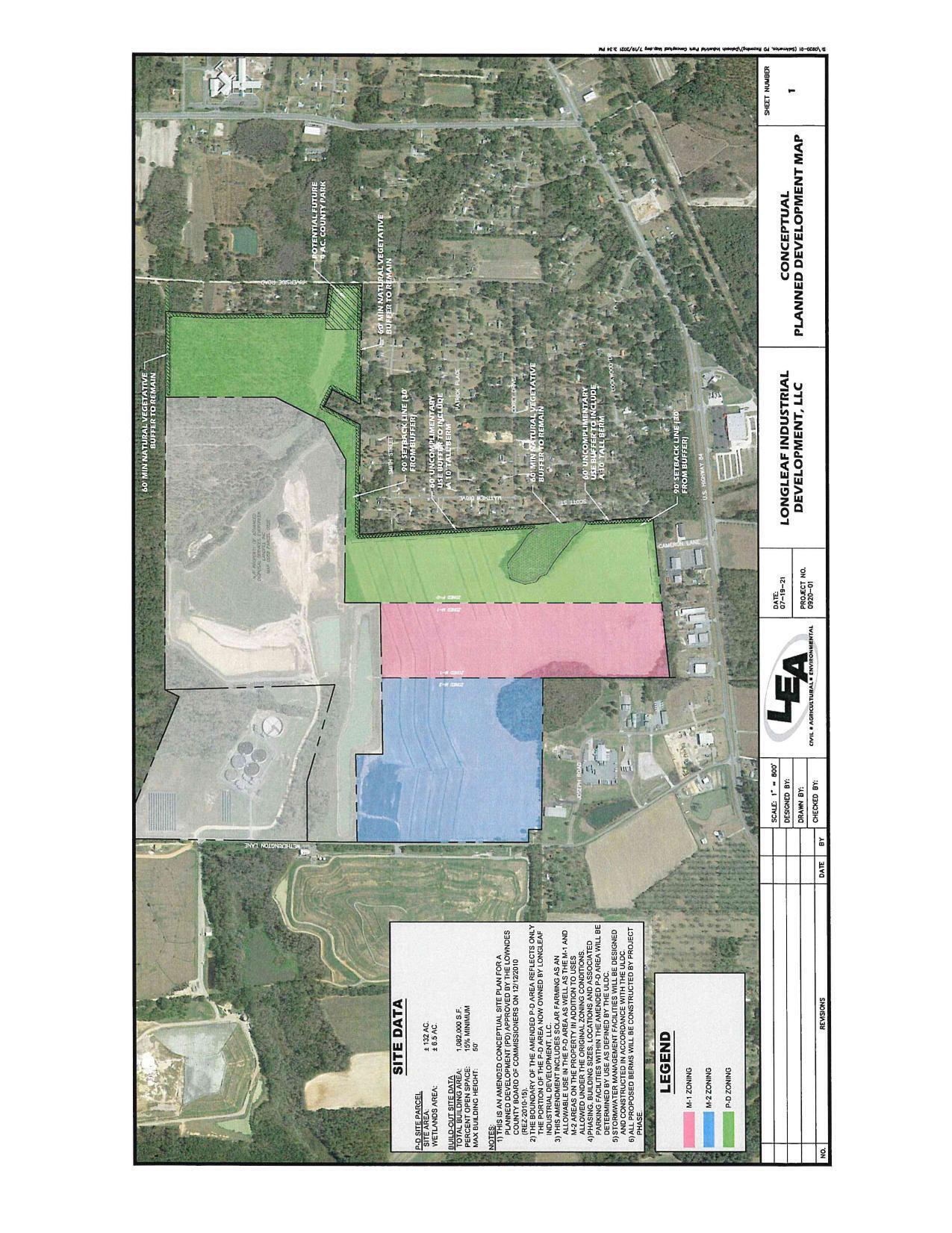 Conceptual Planned Development Map