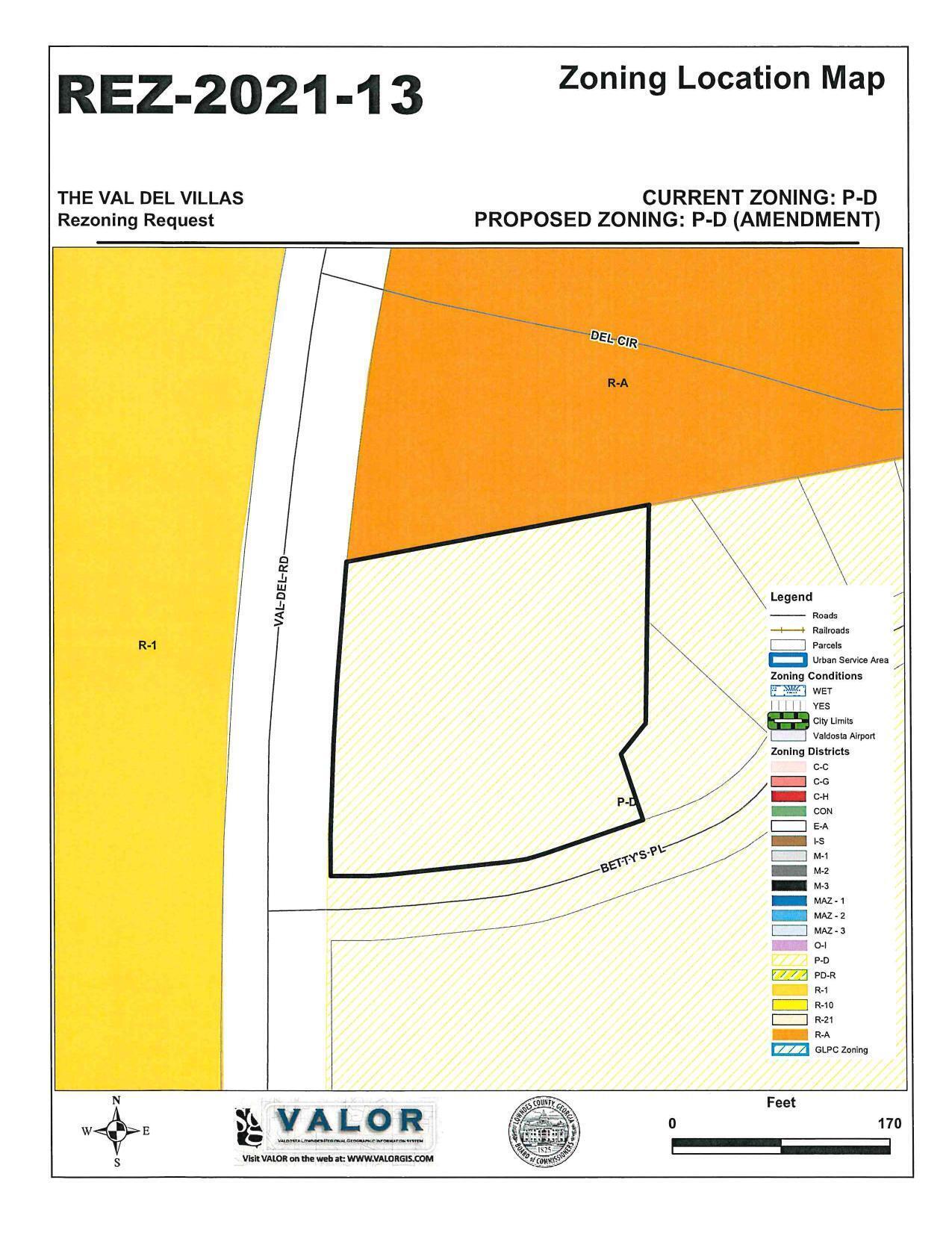 Zoning Location Map