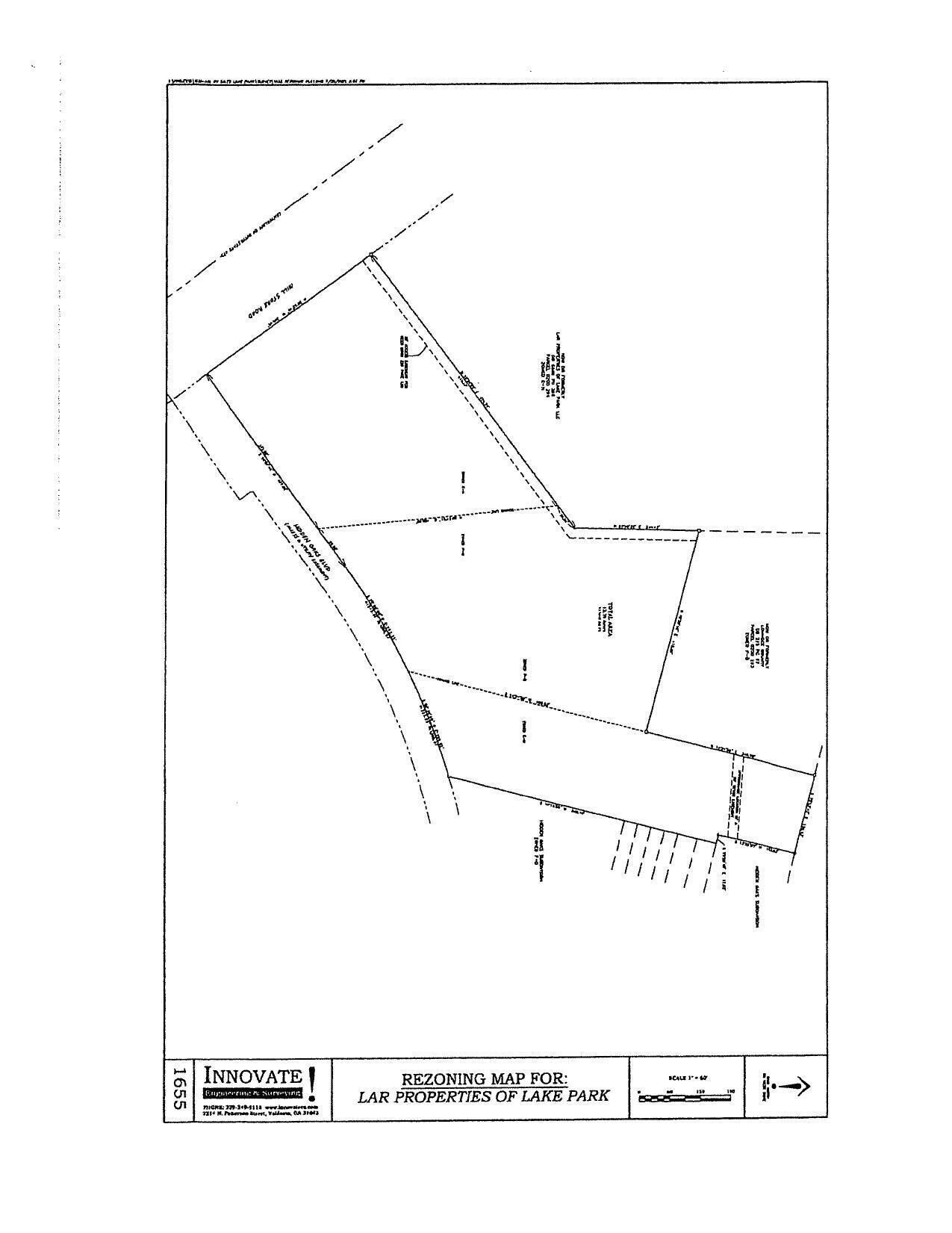 Rezoning map for: LAR Properties of Lake Park