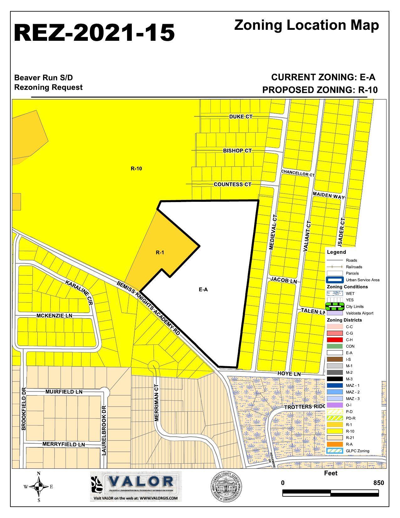 Zoning Location Map