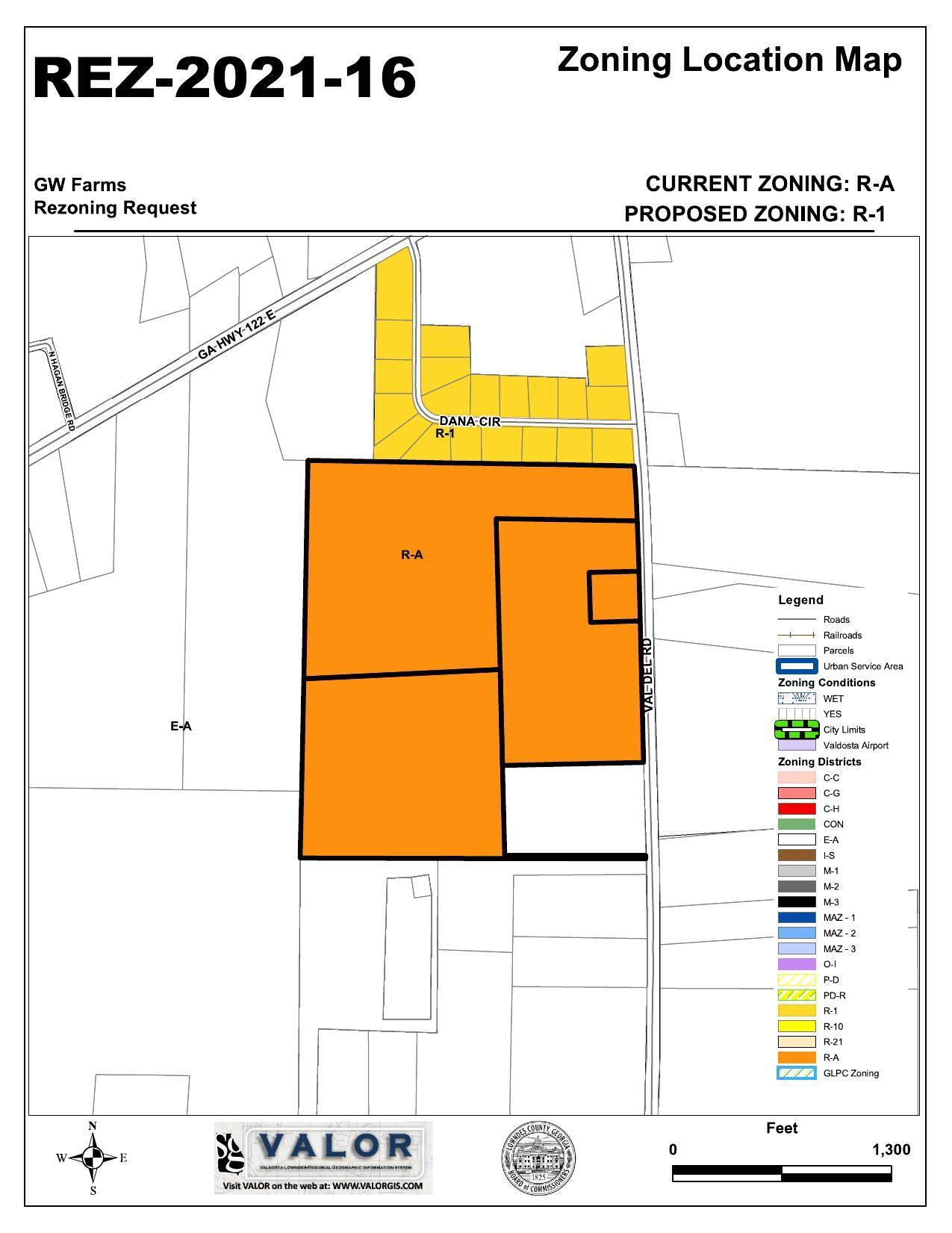 Zoning Location Map