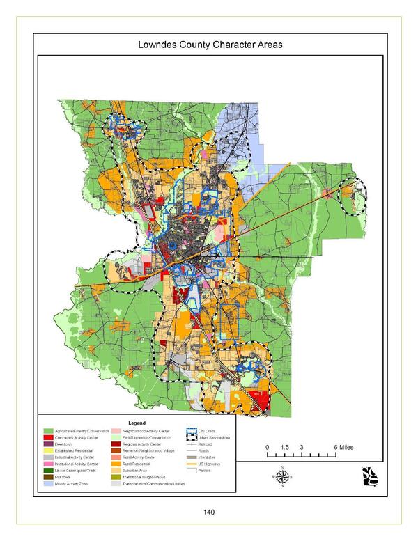 [Lowndes County Character Area Map 2016]