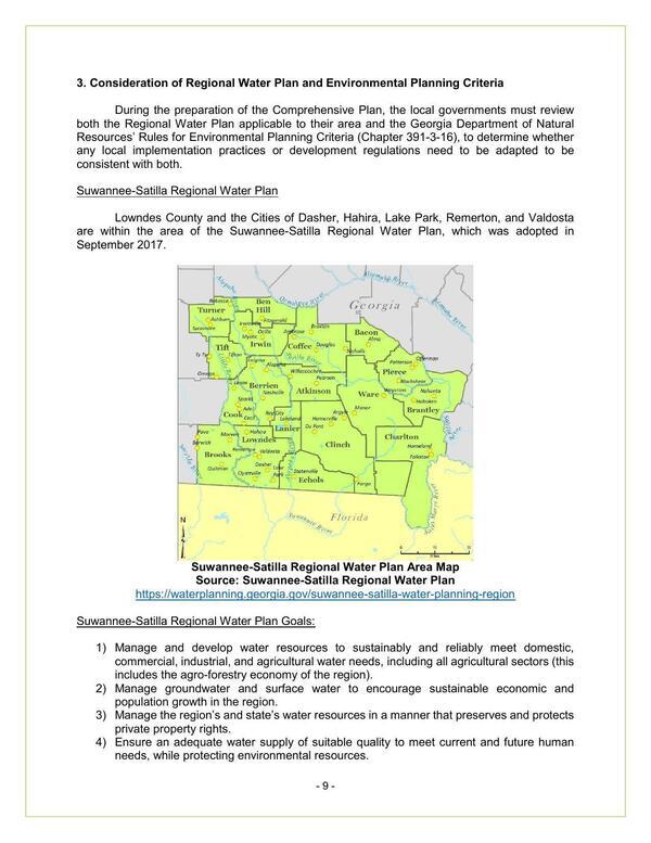 Suwannee-Satilla Regional Water Plan Area Map