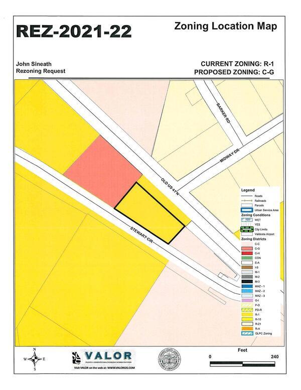 Zoning Location Map