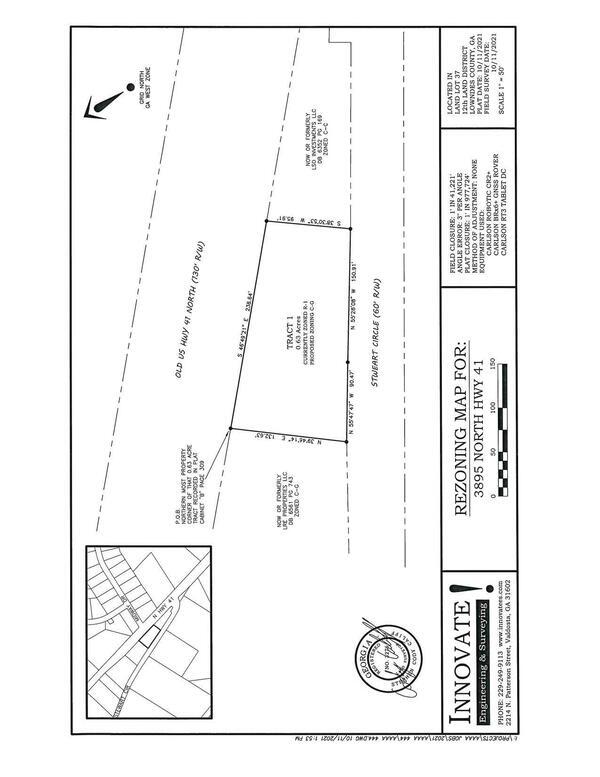 Rezoning Map for 3895 North Hwy 41