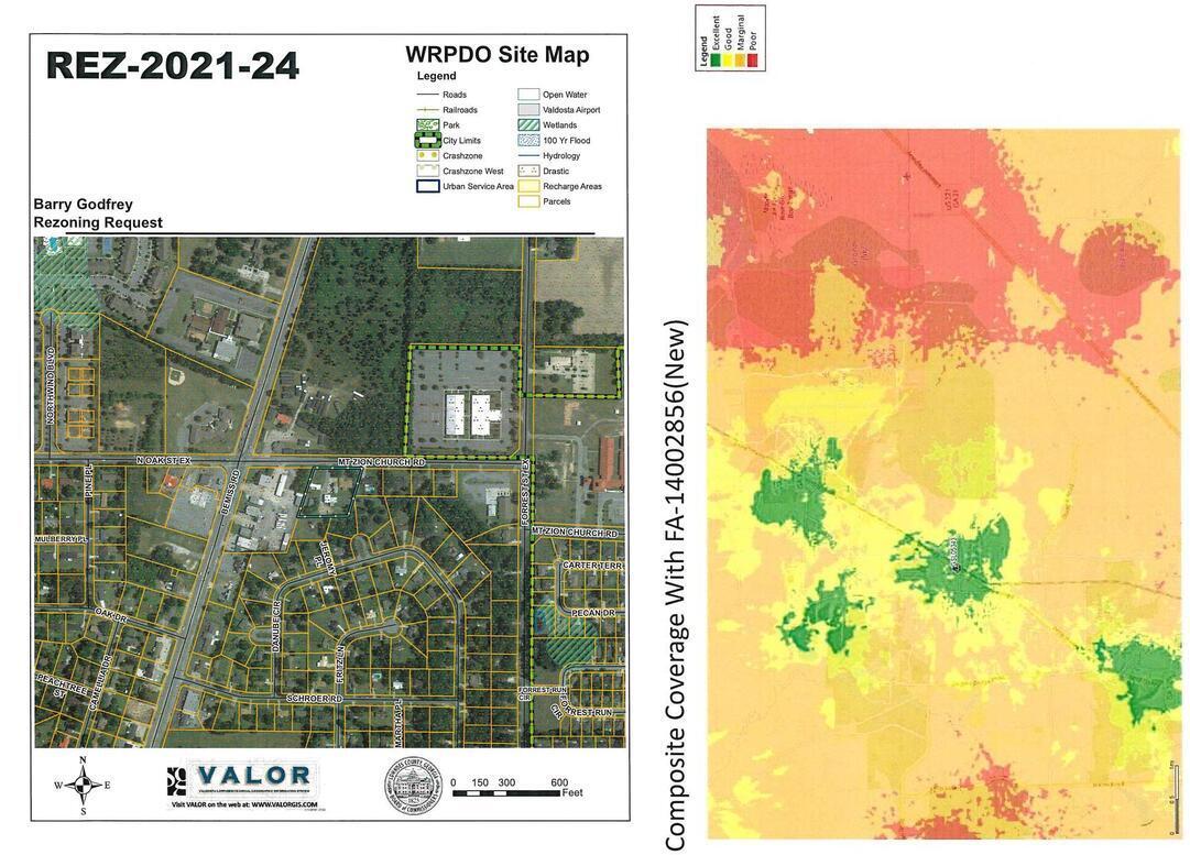 REZ-2021-24 Barry Godfrey, Mt. Zion Church Road; TWR-2021-01 CitySwitch II, LLC, Bemiss Road, New 265' Telecommunications Tower