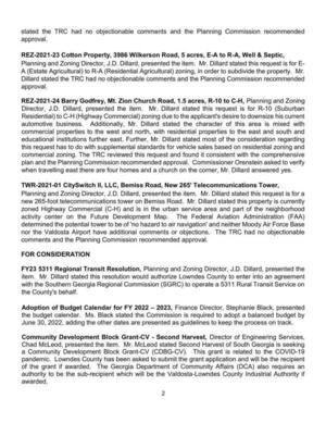 [REZ-2021-24 Barry Godfrey, Mt. Zion Church Road, 1.5 acres, R-10 to C-H, Planning and Zoning]