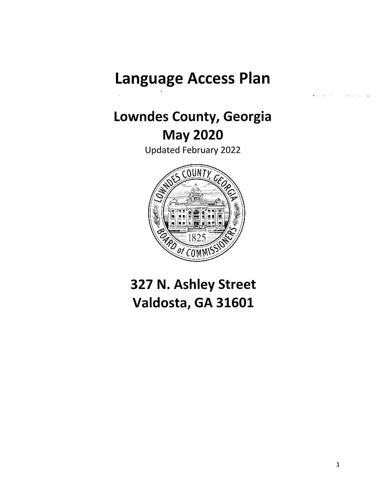 Language Access Plan