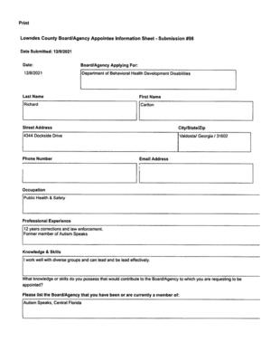 [Richard Carlton Lowndes County application]