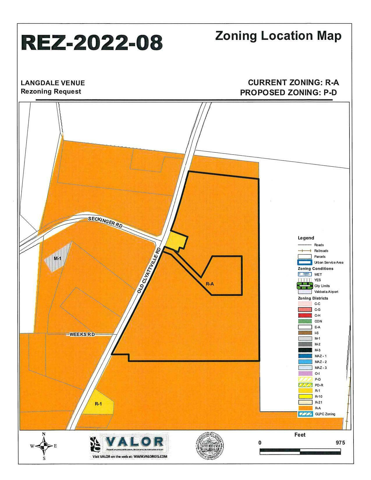 Zoning Location Map