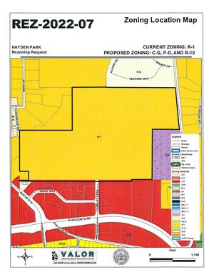 [Zoning Location Map]