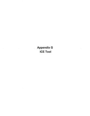 [Appendix G: ICE Tool]