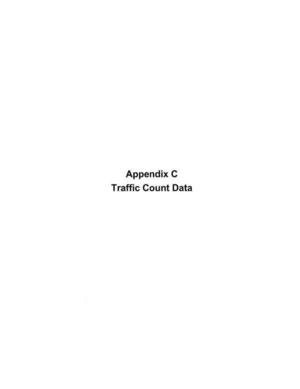 [Appendix C: Traffic Count Data]