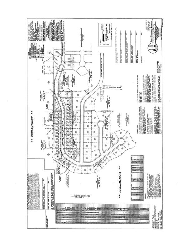 Survey plat, Quarterman Estates