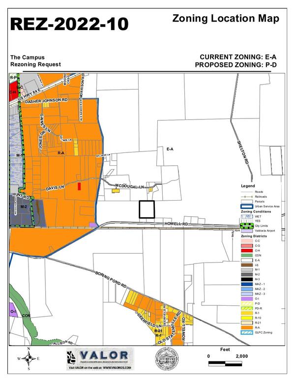 Zoning Location Map