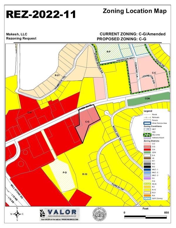 Zoning Location Map