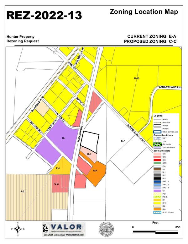 Zoning Location Map