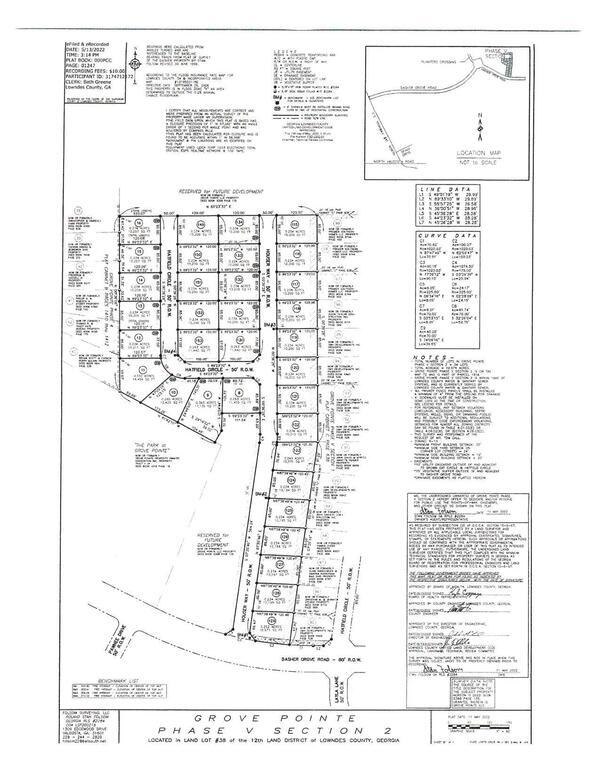 Plat: Grove Pointe Phase V Section 2